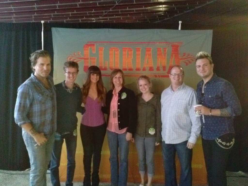 Meeting the band Gloriana at Jones Beach