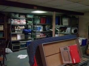 A view of my basement